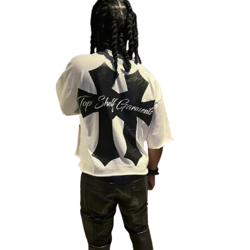 Black Streetwear T-Shirt “KEEP FASHION HARD” – Streetcalture®