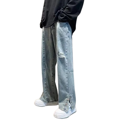 Jeansy z przetarciami UNISEX