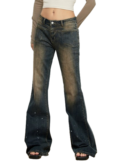 Jeansy typy flare